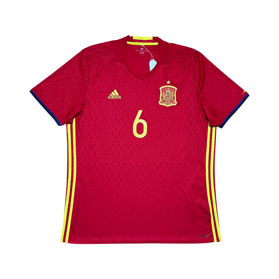 2016-17 - Spain - Home Shirt - Iniesta 6 - XL AI4411 jersey camiseta kit