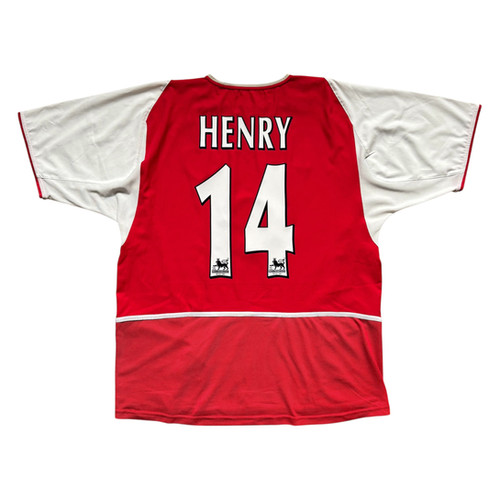 Maillot Domicile Arsenal 2002-03 Vintage - Henry #14 - Produit Officiel - Neuf - Pour Collectionneurs Et Fans