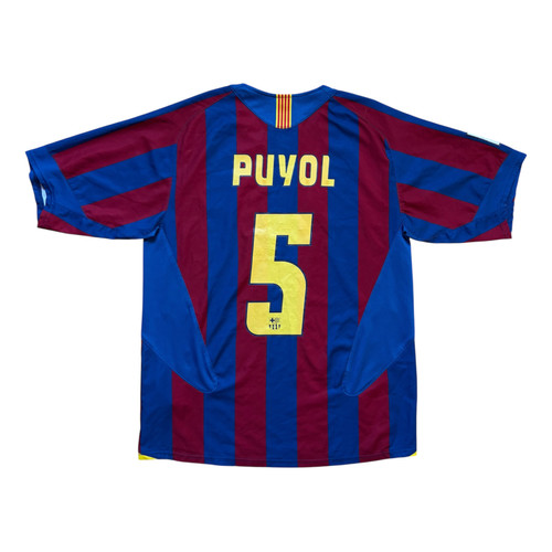 FC Barcelona PUYOL 5 プジョル　ユニフォームt FC Barcelona PUYOL 5 プジョル ユニフォームt - メルカリ