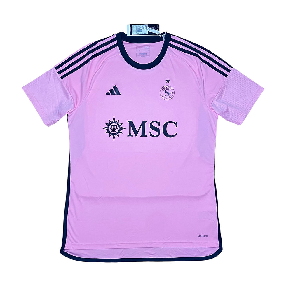 2023-24 - Servette FC - Third Shirt - L - Jersey - Maillot - Rose - HT6470