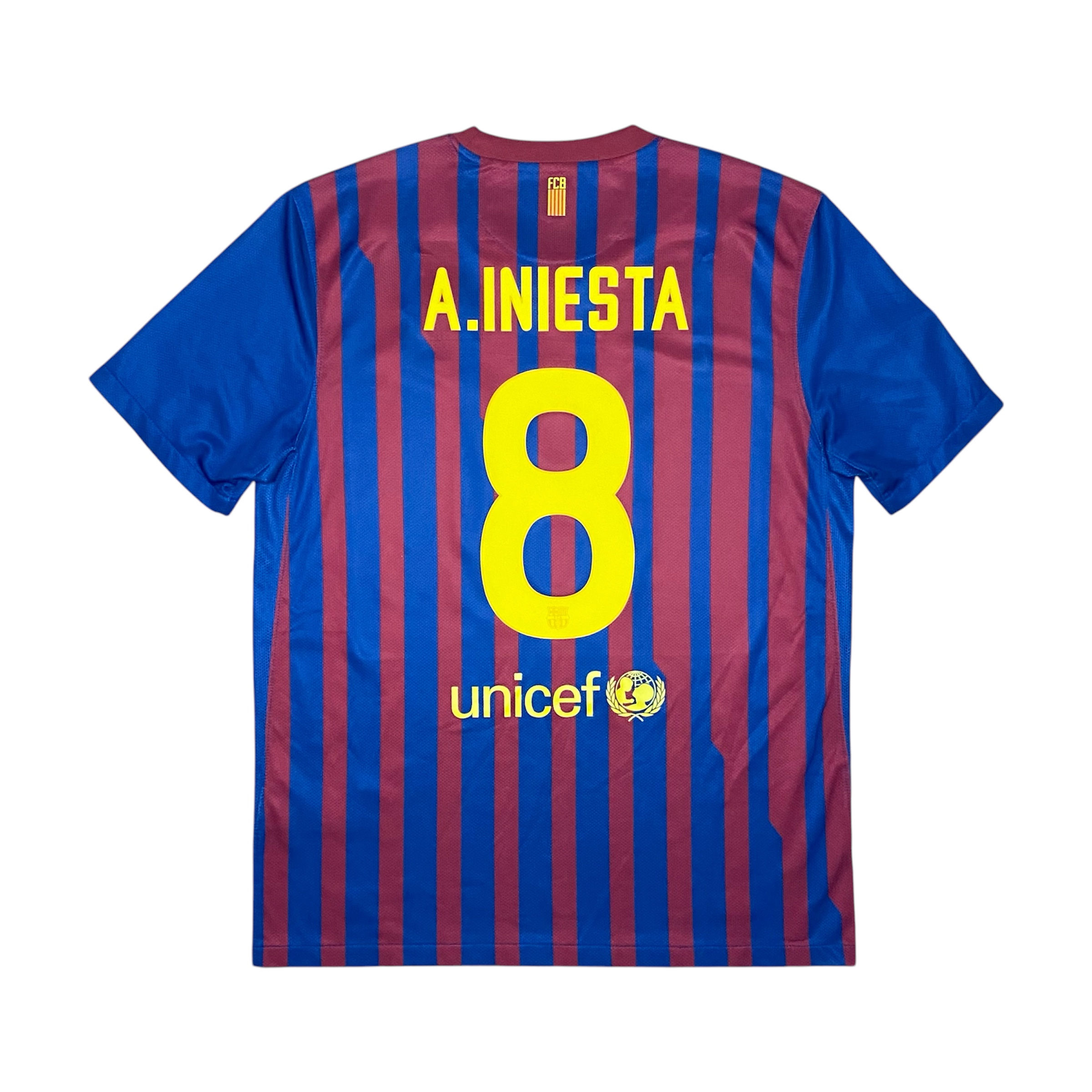 2011-12 - Barcelona - Home Shirt - Iniesta 8 - L - 419877-486 - Jersey - Camiseta