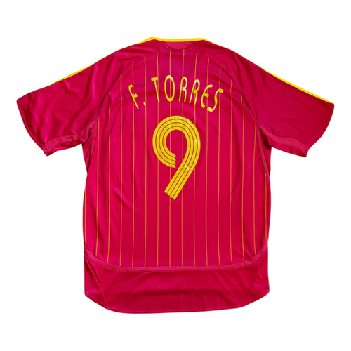2006-08 - Spain - Home Shirt - Fernando Torres 9 - L | Aura