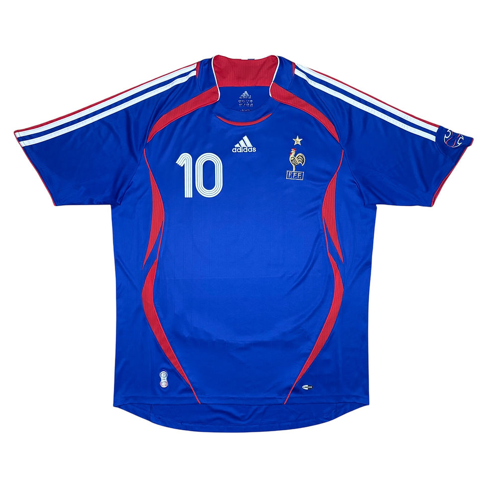 2006-08 – France – Home Shirt – Zidane 10 – L 740126 jersey maillot kit Coupe du Monde