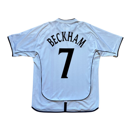 2002-04 – England – Home Shirt – Beckham 7 - L | Aura Football Shirts