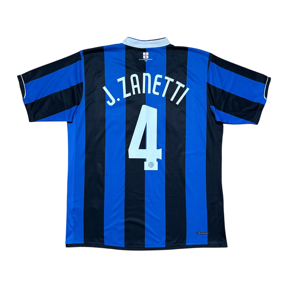 2006-07 - Inter Milan - Home Shirt - J. Zanetti 4 - XL 147163 jersey maglia gara kit