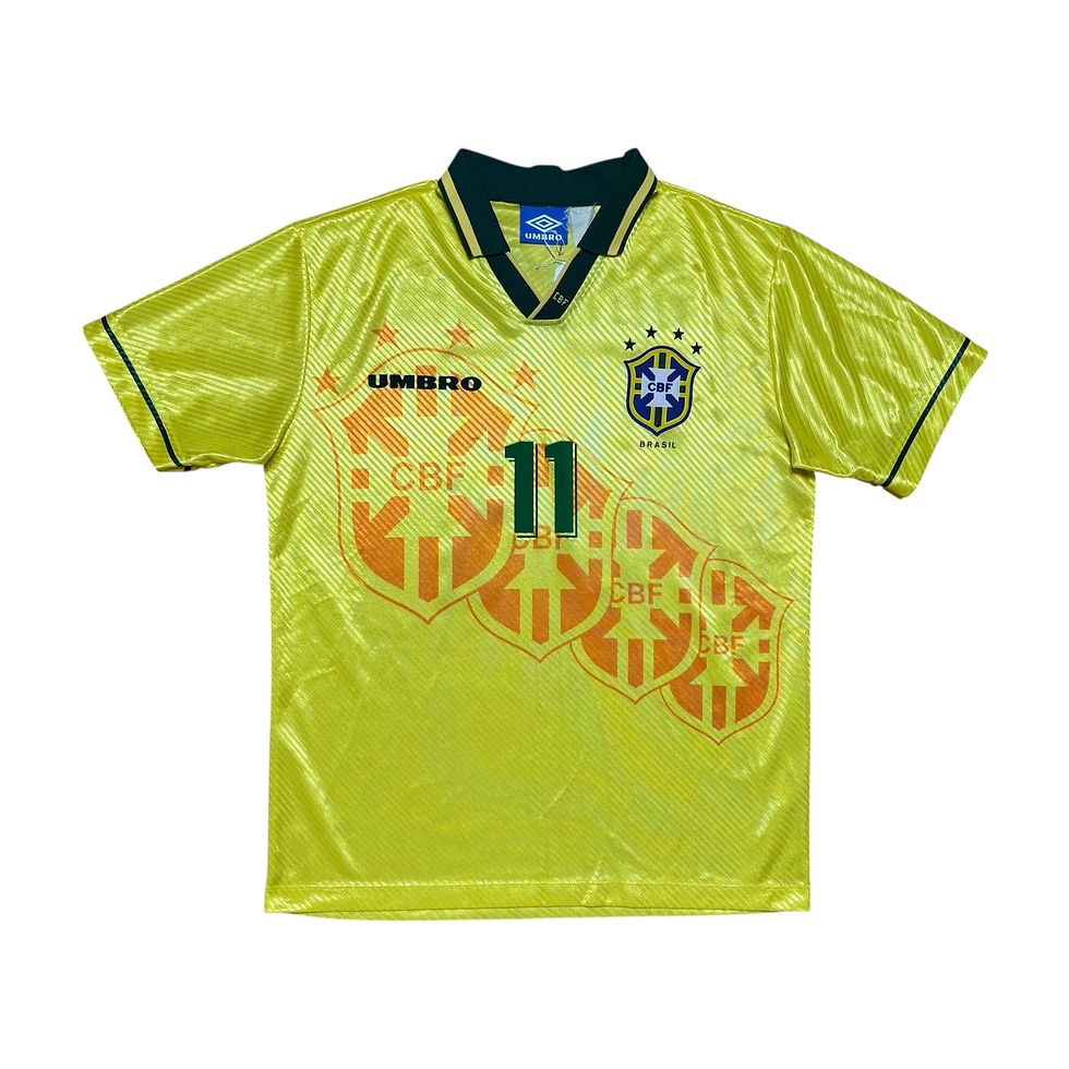 1994-95 – Brazil – Home Shirt – Romário 11 - L