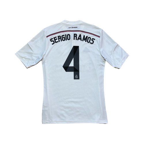 2014-15 - Real Madrid - Home Shirt - Sergio Ramos 4 - M | Aura