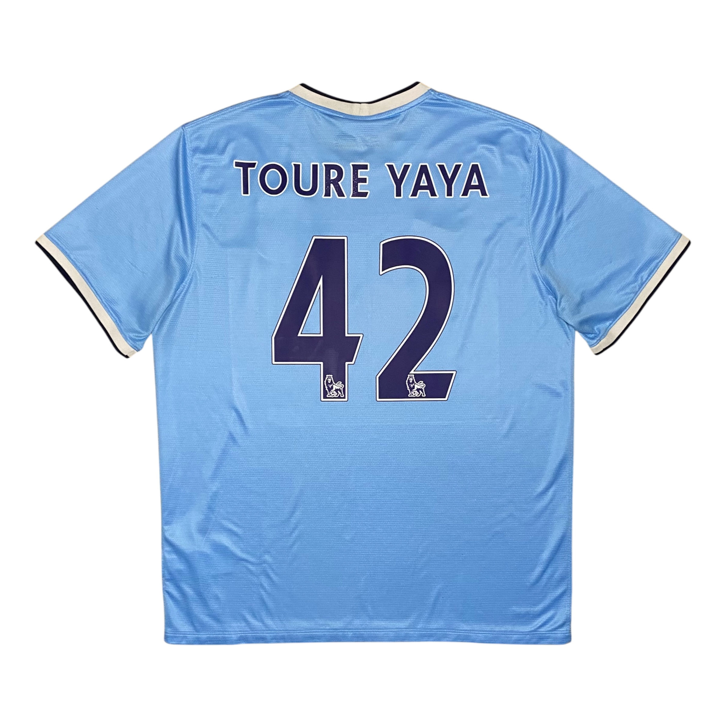 2013-14 - Manchester City - Home Shirt - Yaya Touré 42 - XL - Jersey - 574863-489