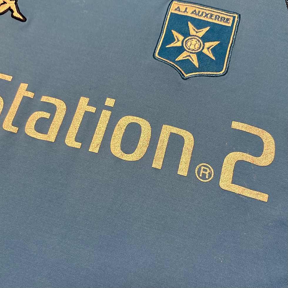 Miniature : 2003-04 - AJ Auxerre - Away Shirt - L jersey maillot AJA 2000 2001 2002 Cissé