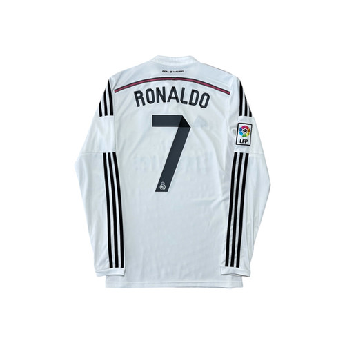 2014-15 - Real Madrid - Home Shirt - Ronaldo 7 - S - Long Sleeves