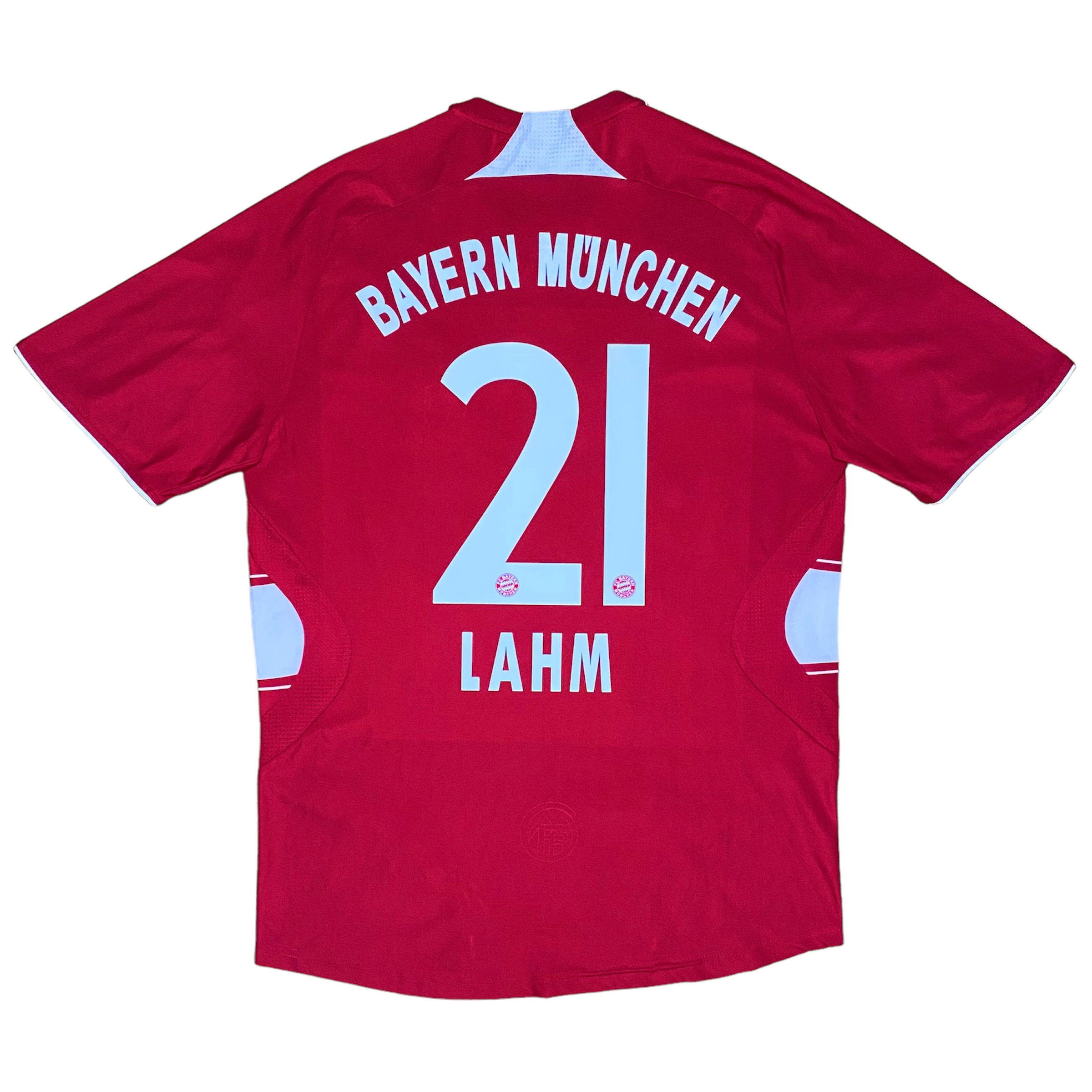 2008-09 – Bayern Munich – Home Shirt – Lahm 21 - M - Back - München - Fussball - 688134