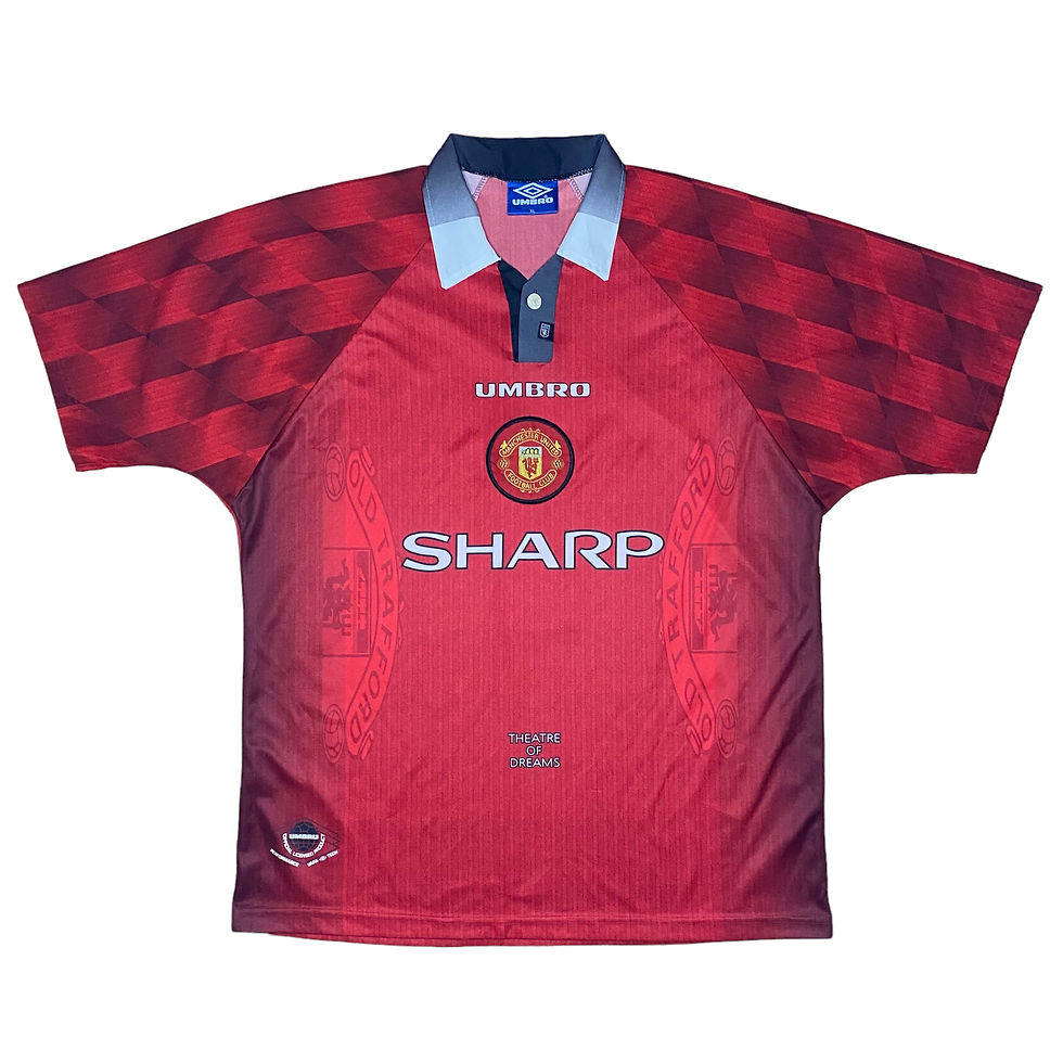 1996-98 - Manchester United - Home Shirt - Cantona 7 - XL