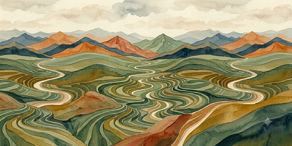 water colour landscape