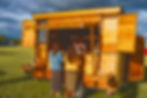 wooden bar trailer