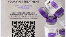 $65.00 Off First Treatment of Botox