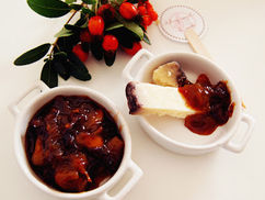 Chutney di cachi e tropea al balsamico