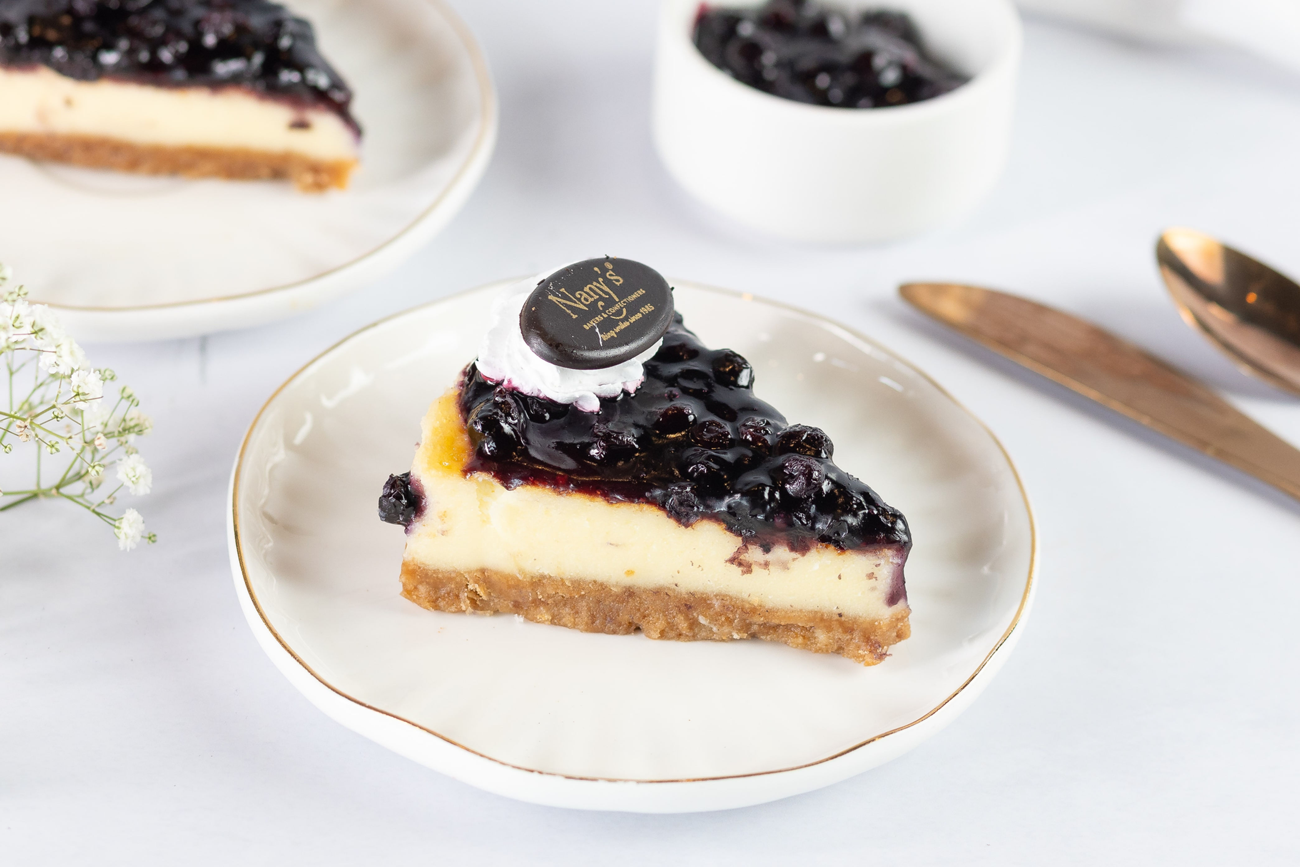 Blueberry Baked Cheese Pastry