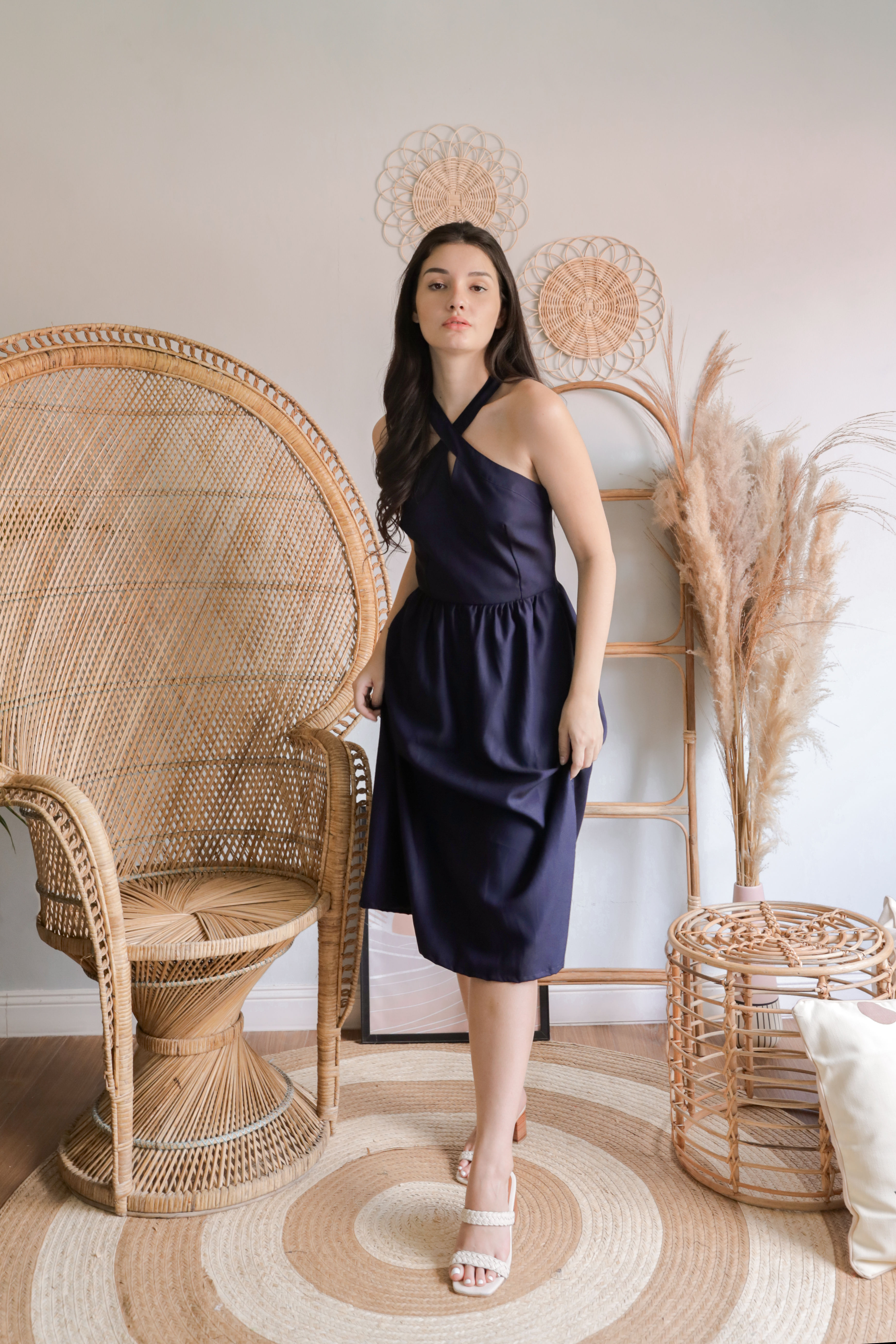 Lexi Dress- Navy Blue