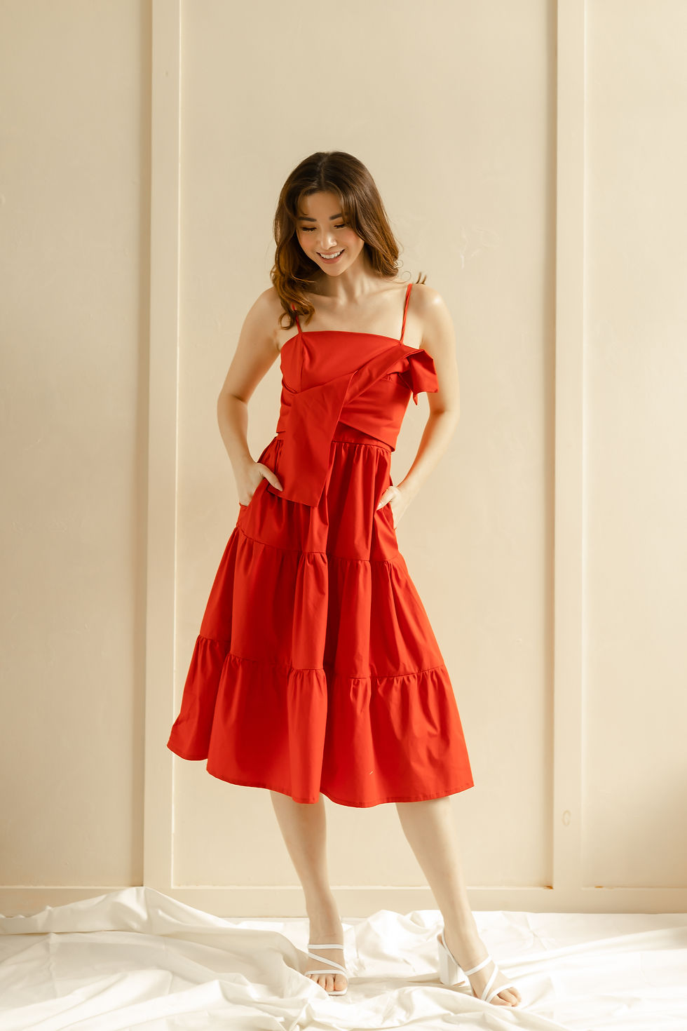 Thumbnail: Naomi Dress- Red