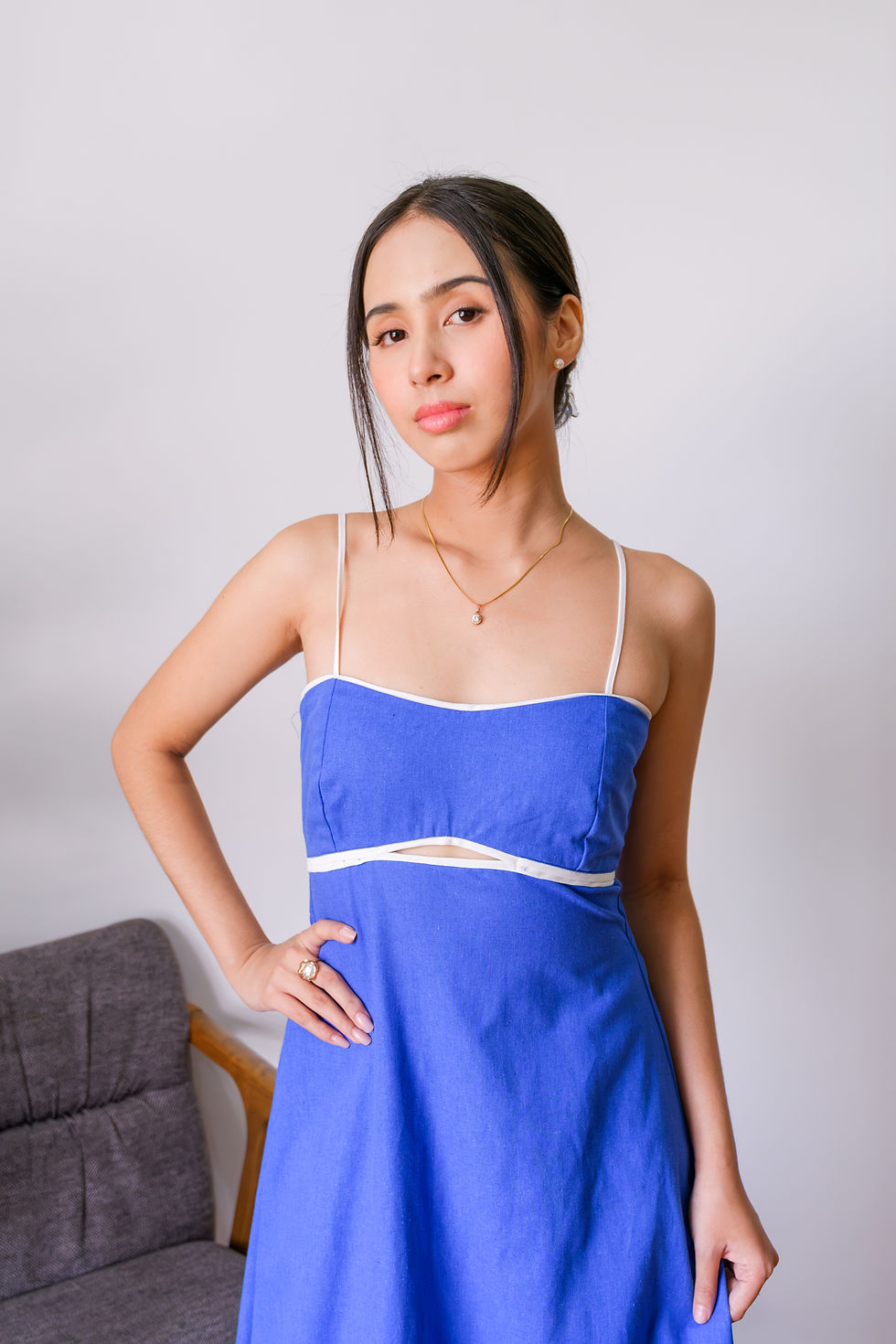 Thumbnail: Philippa Dress- Royal Blue