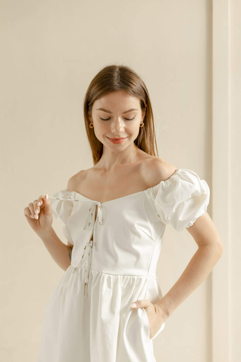 Thumbnail: Layla Dress- White