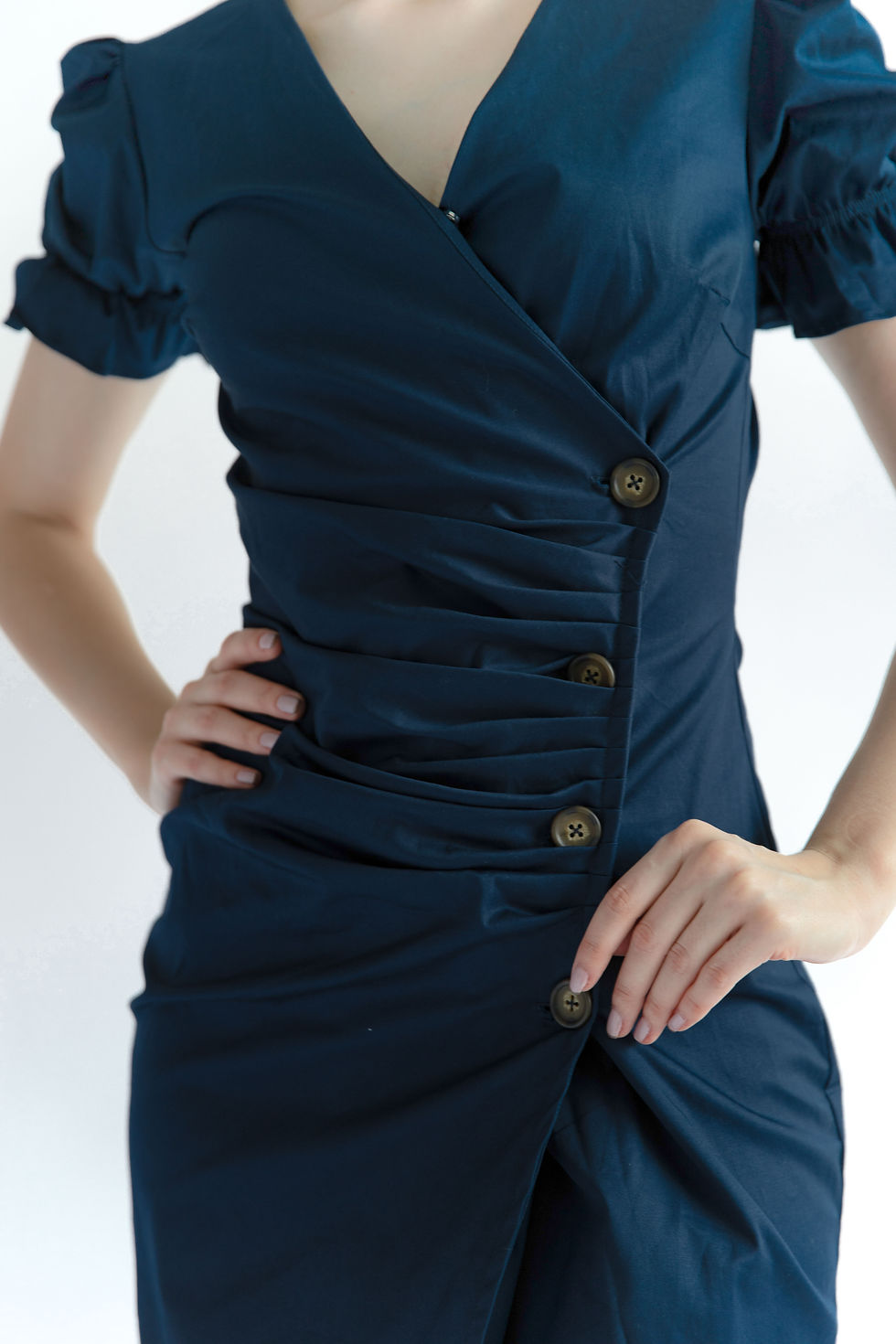 Thumbnail: Scarlet Dress- Navy Blue