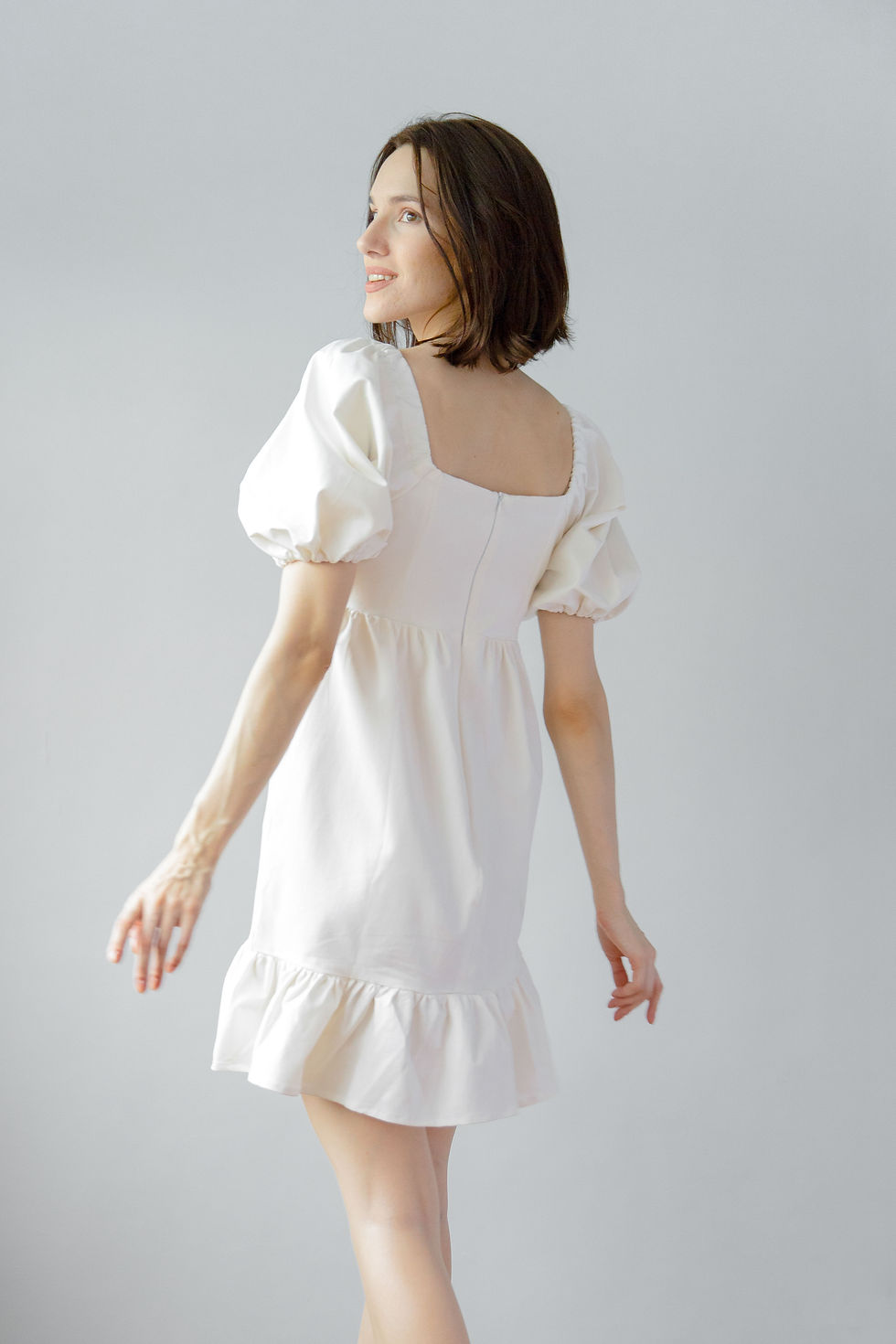 Thumbnail: Dolly Dress- White