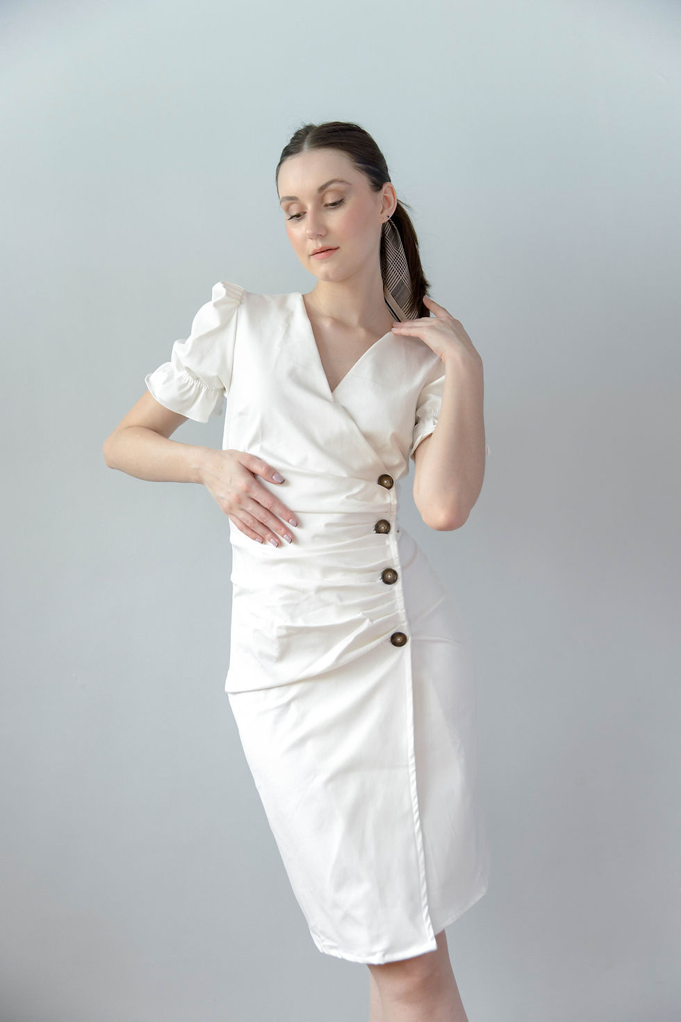 Thumbnail: Scarlet Dress- White