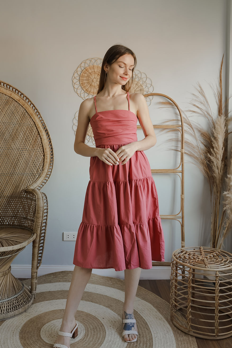 Thumbnail: Clara Dress- Pink