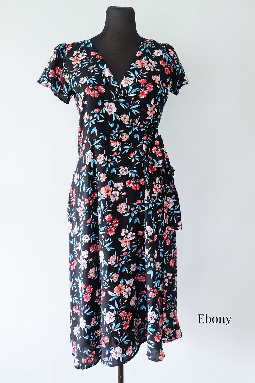 Thumbnail: Madi Wrap Dress- Cotton Version