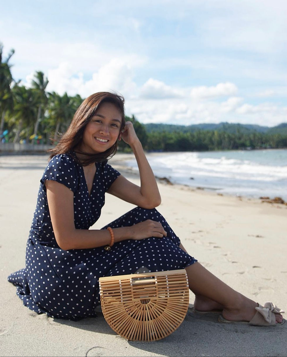 Thumbnail: Madi Wrap Dress- Polka Series