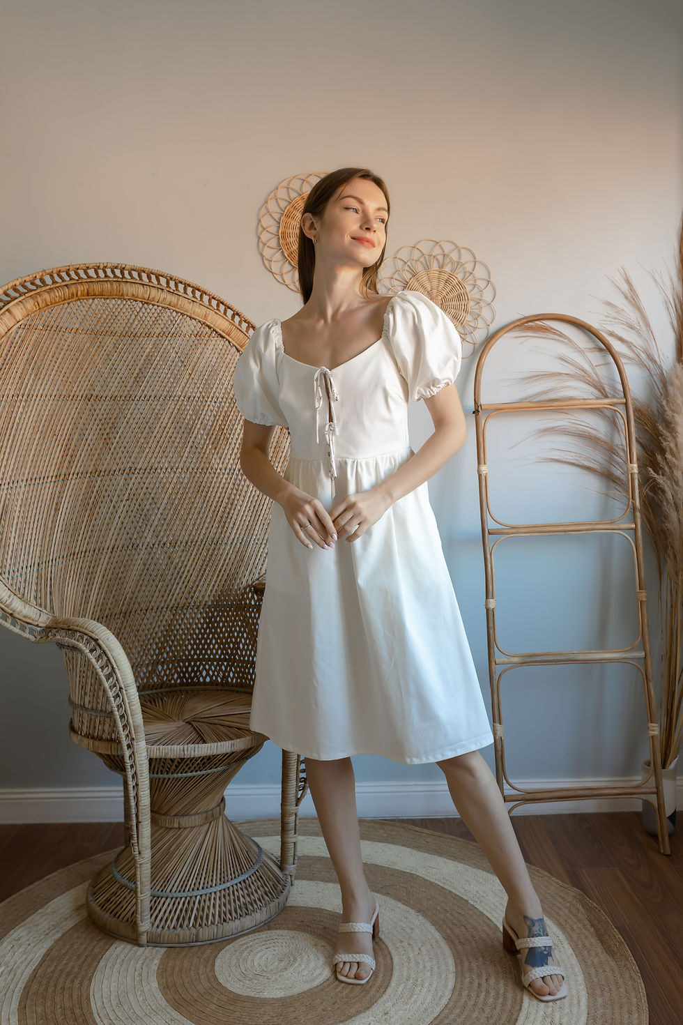 Thumbnail: Layla Dress- White