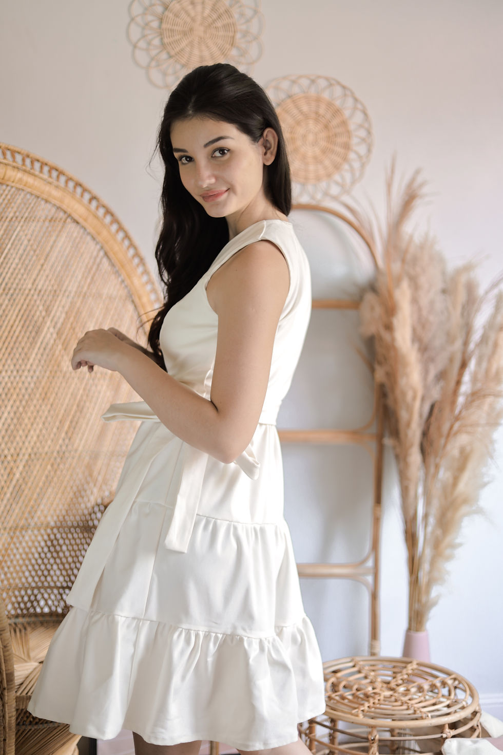 Thumbnail: Sicily Dress- White
