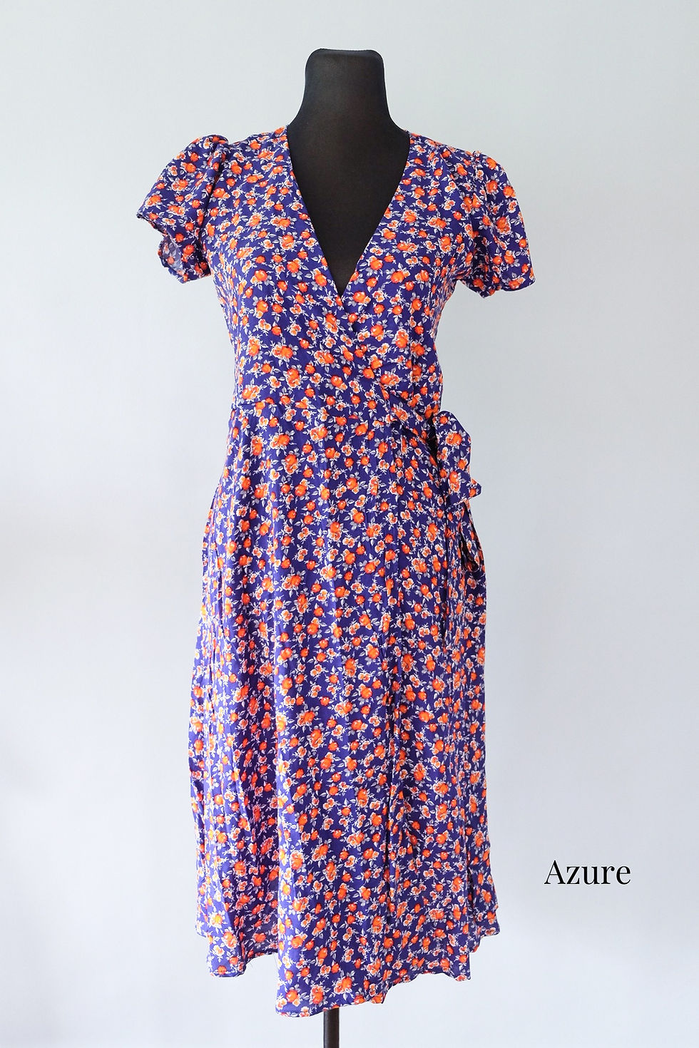 Thumbnail: Madi Wrap Dress- Cotton Version