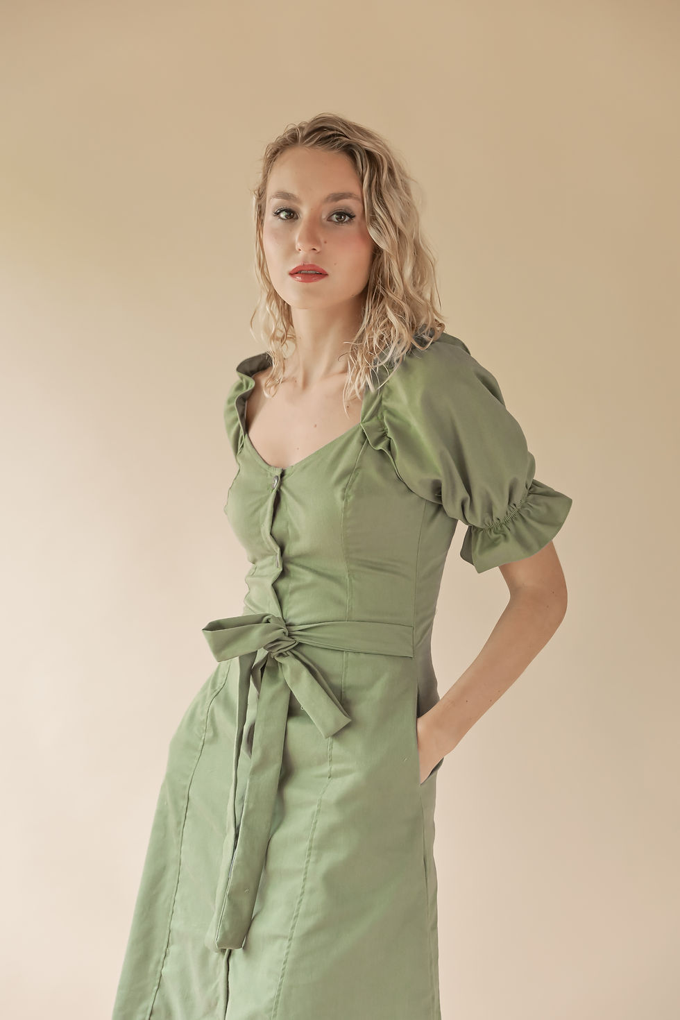 Thumbnail: Ella Dress- Olive