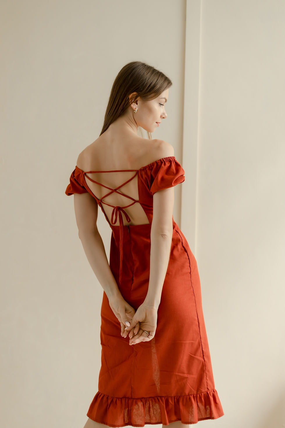 Thumbnail: Camilla Dress- Rust