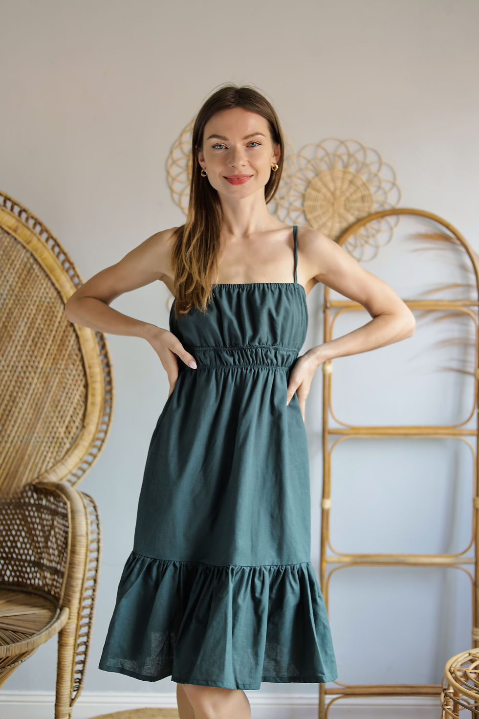 Thumbnail: Korine Dress- Green