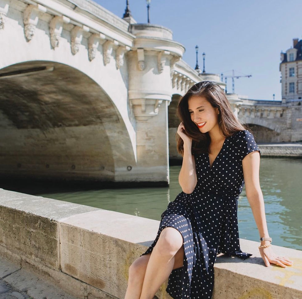 Thumbnail: Madi Wrap Dress- Polka Series