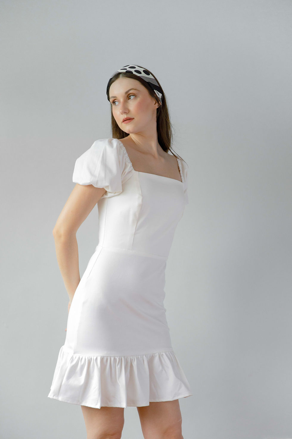 Thumbnail: Bridget Dress- White