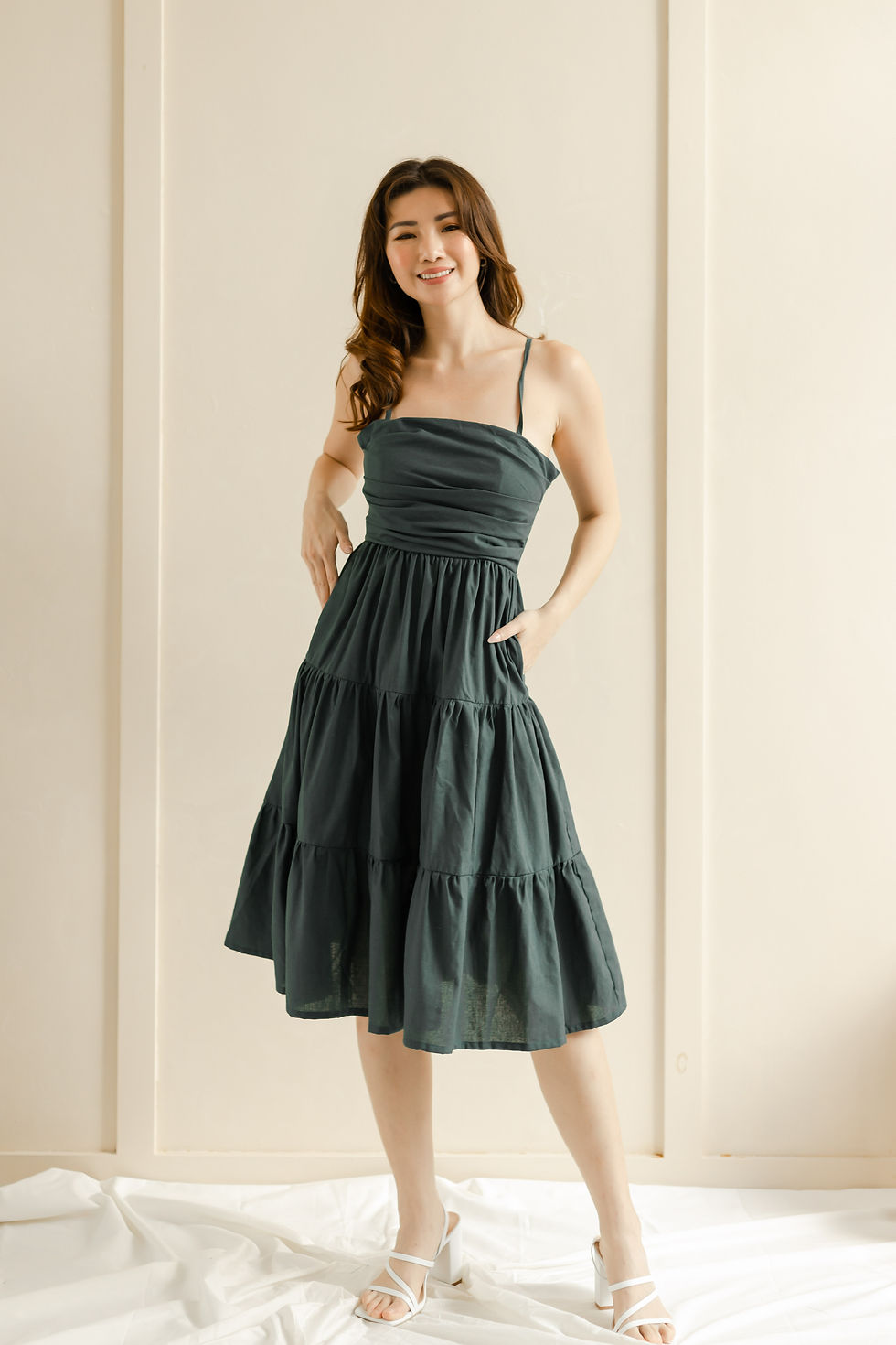 Thumbnail: Clara Dress- Green