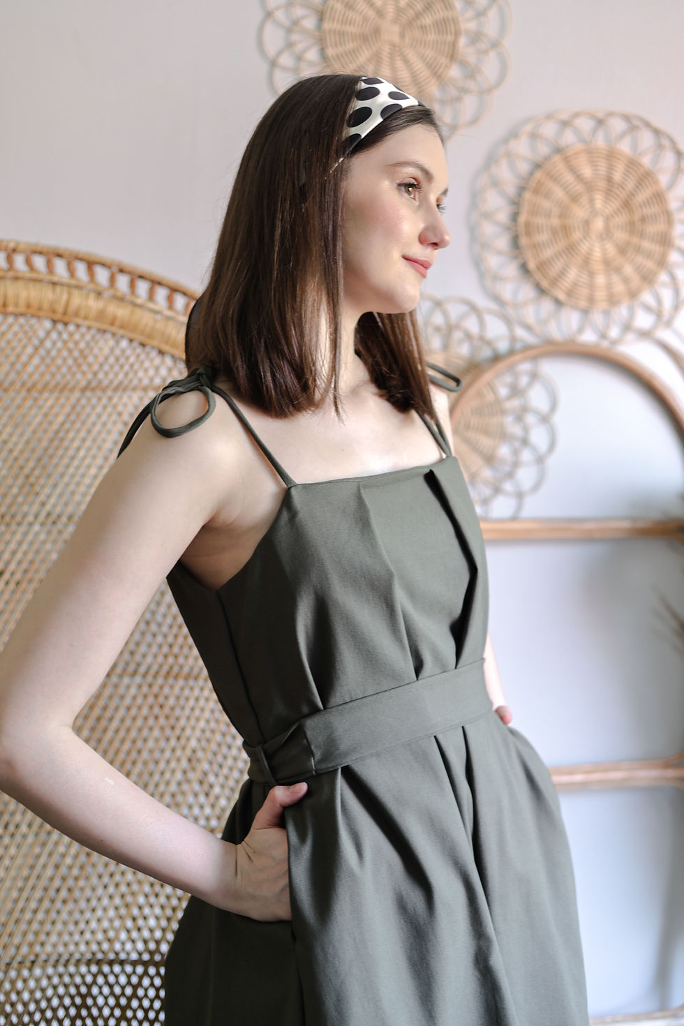 Thumbnail: Kendra Dress- Olive
