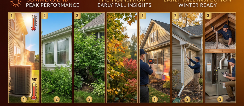 early fall home inspection exterior Maryland seasonal change – Doctor Inspections