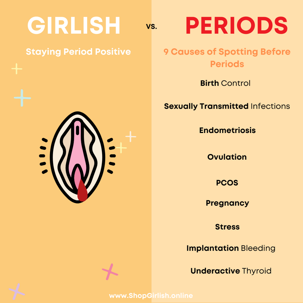 9 Reasons For Spotting Before Periods
