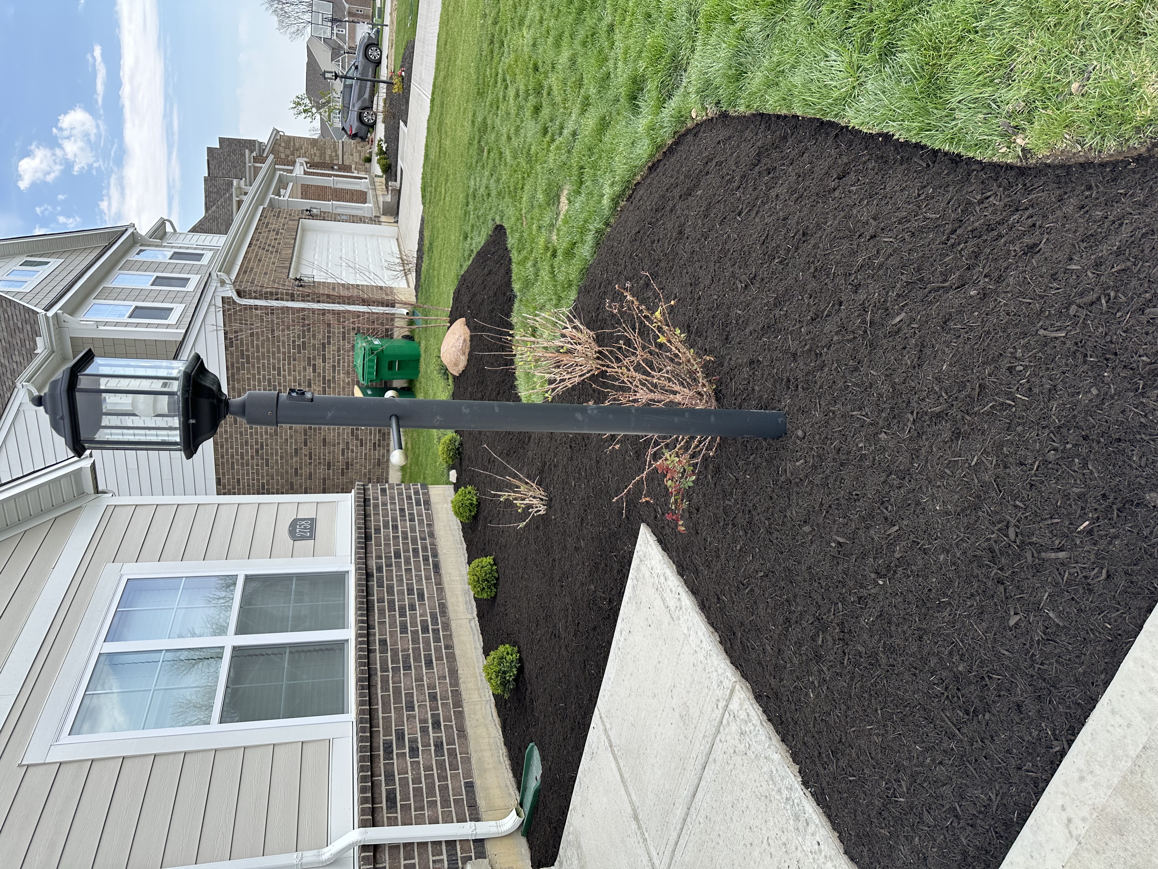 Landscaping work