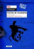 Textos PAU Filosofía