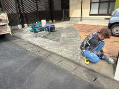 益城町広崎　外構工事