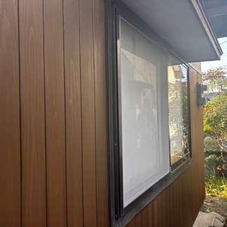 「熊本市南区御幸笛田外壁杉板張替え工事」