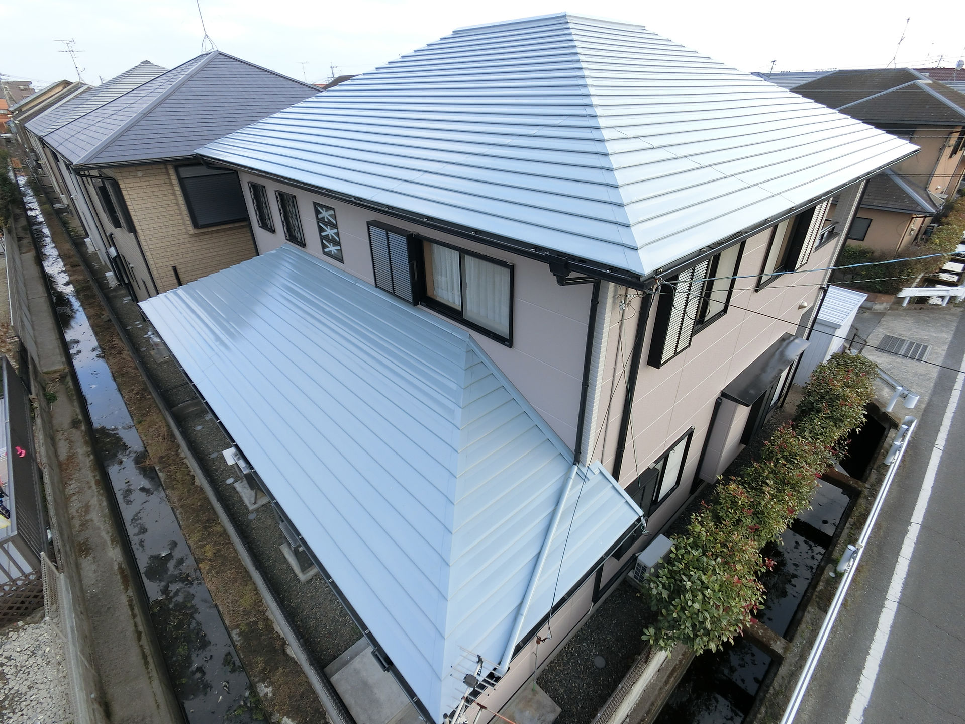 「熊本市西区城山下代外壁屋根塗装工事」