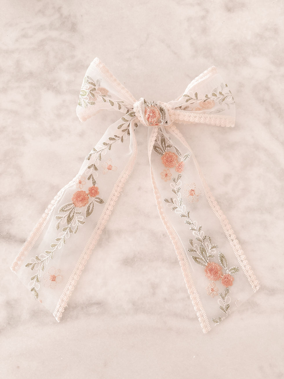 Thumbnail: Handmade embroidery lace hair bows by Katrina