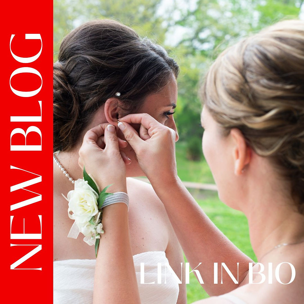 Pinning an earring with your Wedding DJ in Houston Texas